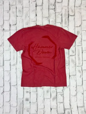 Hammer Down "Paint Octagon" Short Sleeve T-shirt - Red