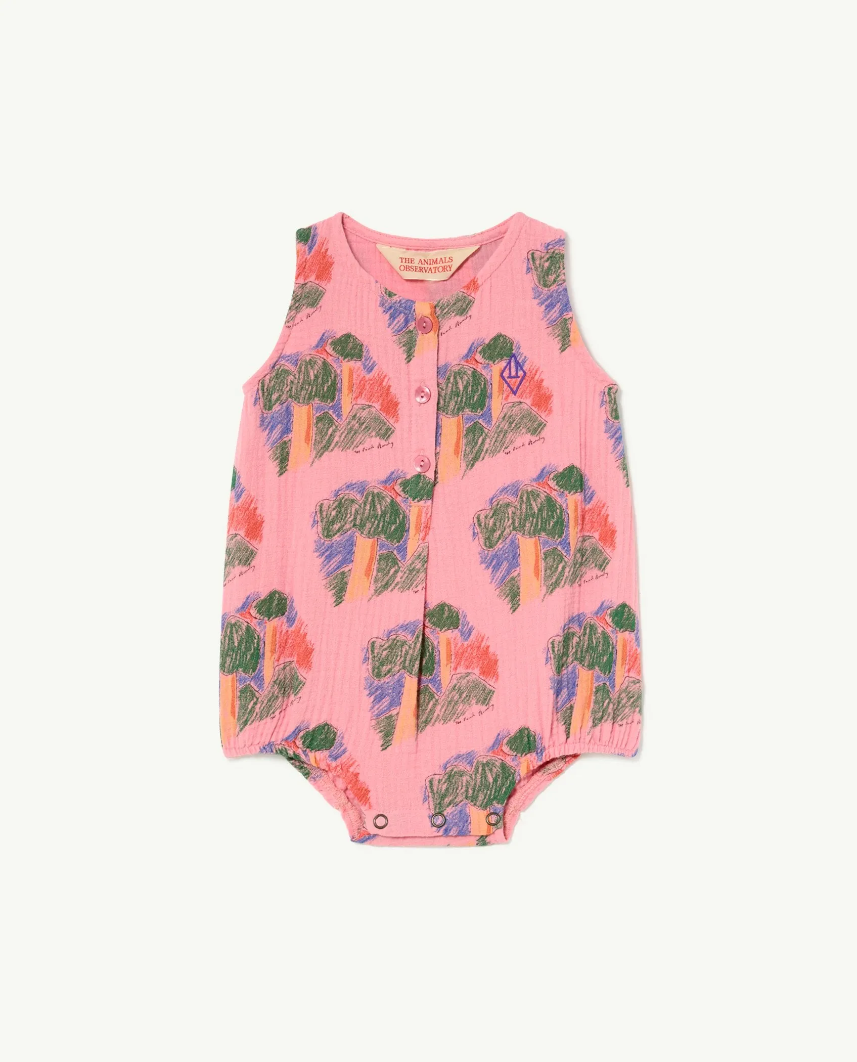 House Pink Butterfly Baby Jumpsuit