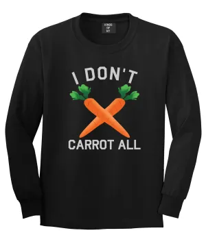 I Dont Carrot All Vegan Mens Long Sleeve T-Shirt