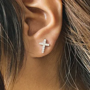 Icy Cross Studs (Steel)