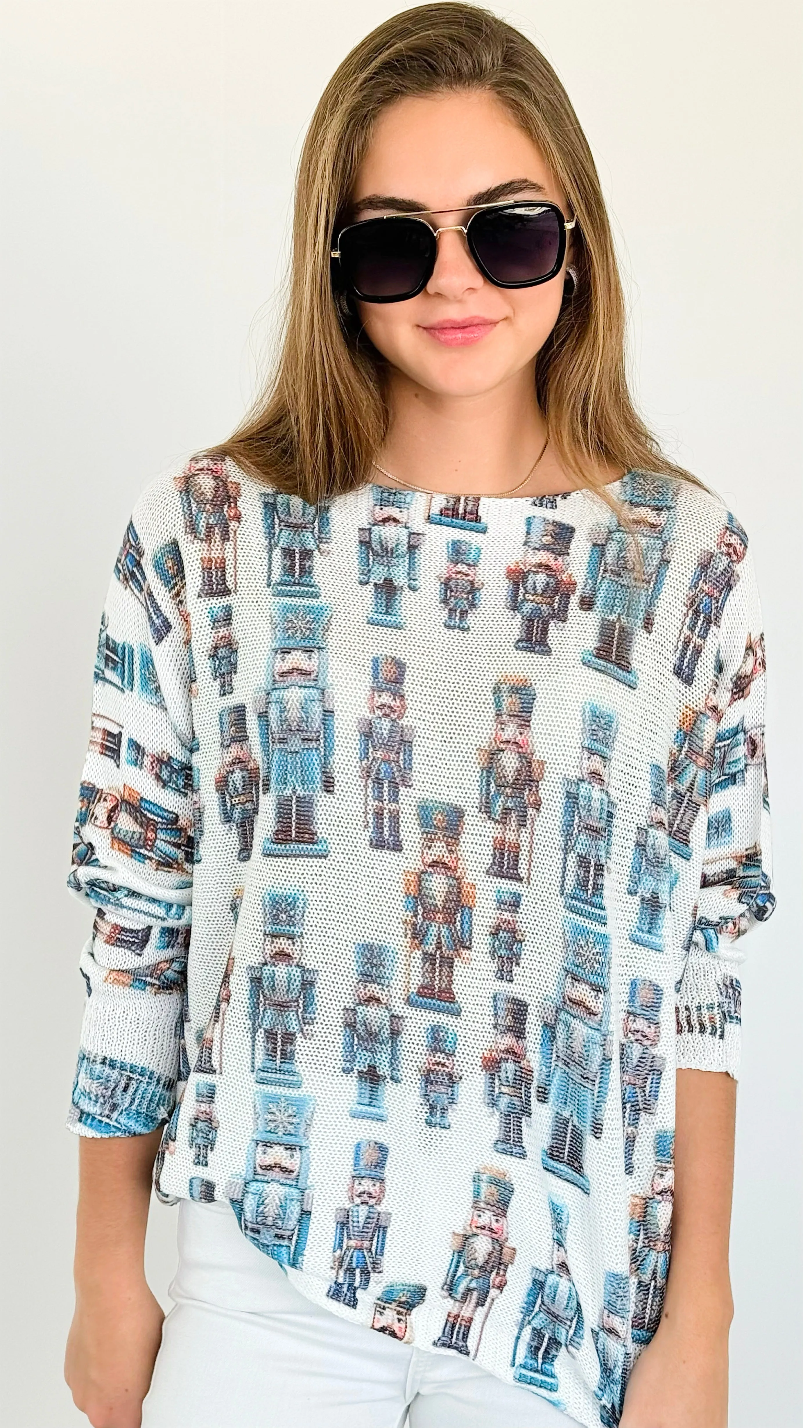 Icy Nutcracker Italian St Tropez Knit