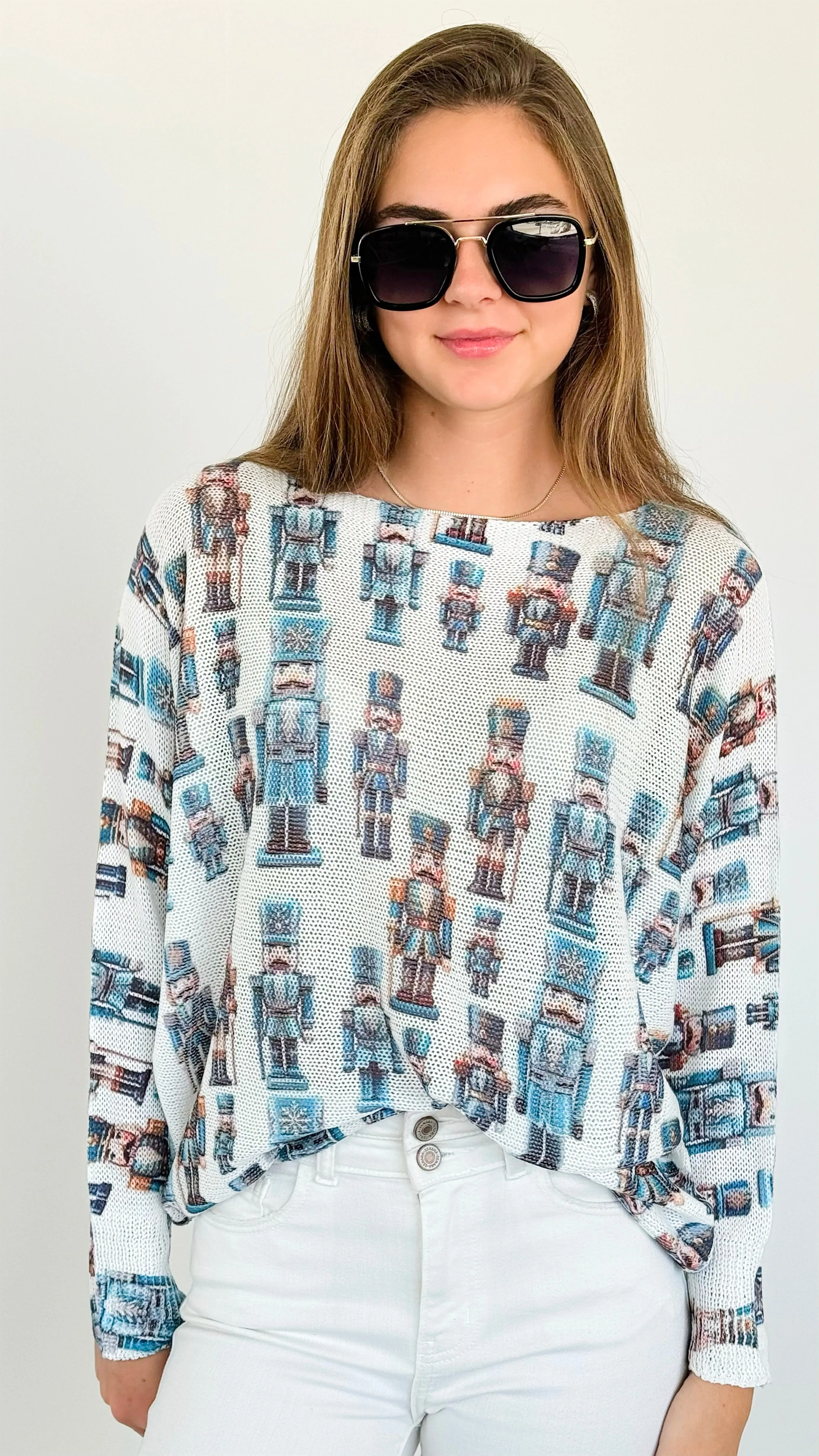 Icy Nutcracker Italian St Tropez Knit