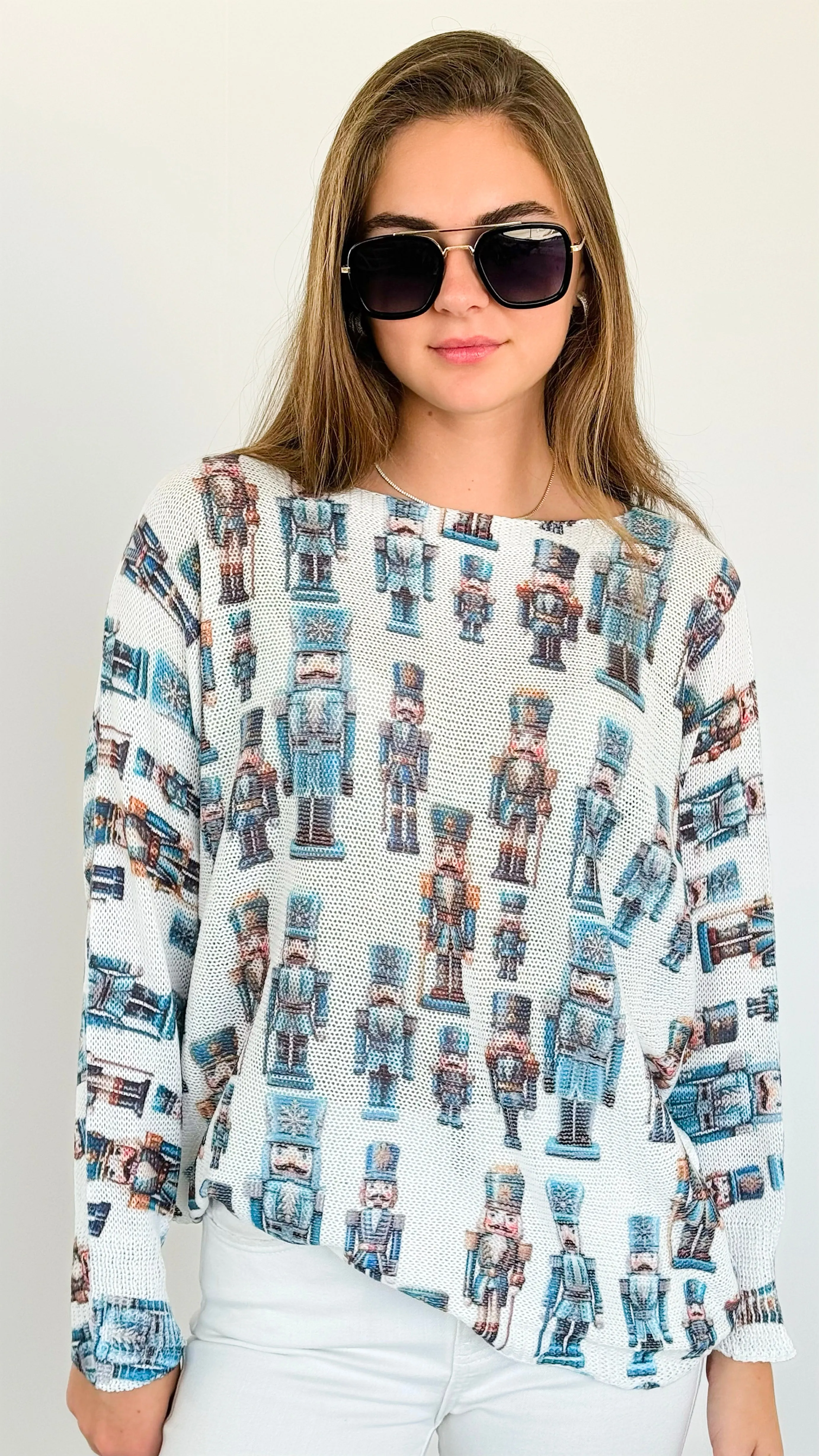 Icy Nutcracker Italian St Tropez Knit