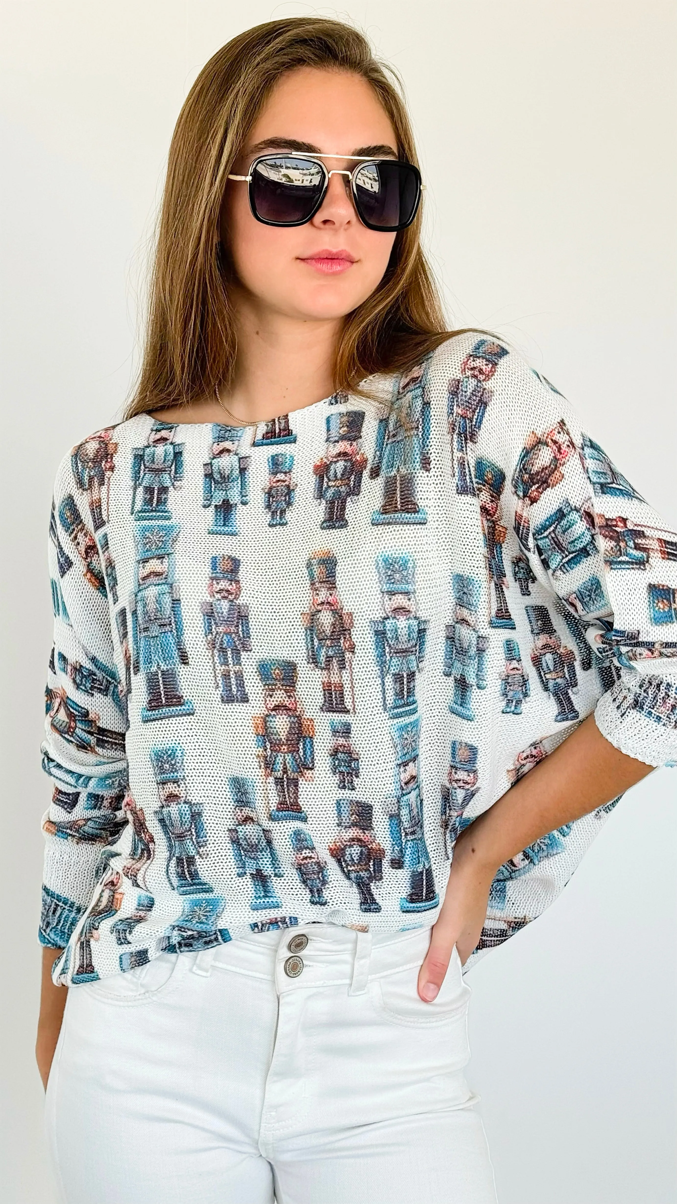 Icy Nutcracker Italian St Tropez Knit