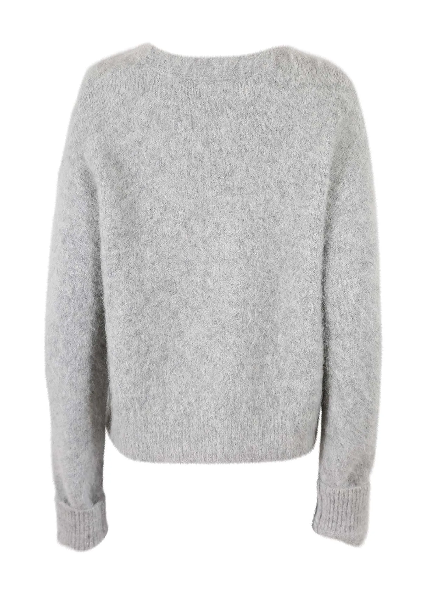 In Transit Cardigan Light Grey in Alpaca