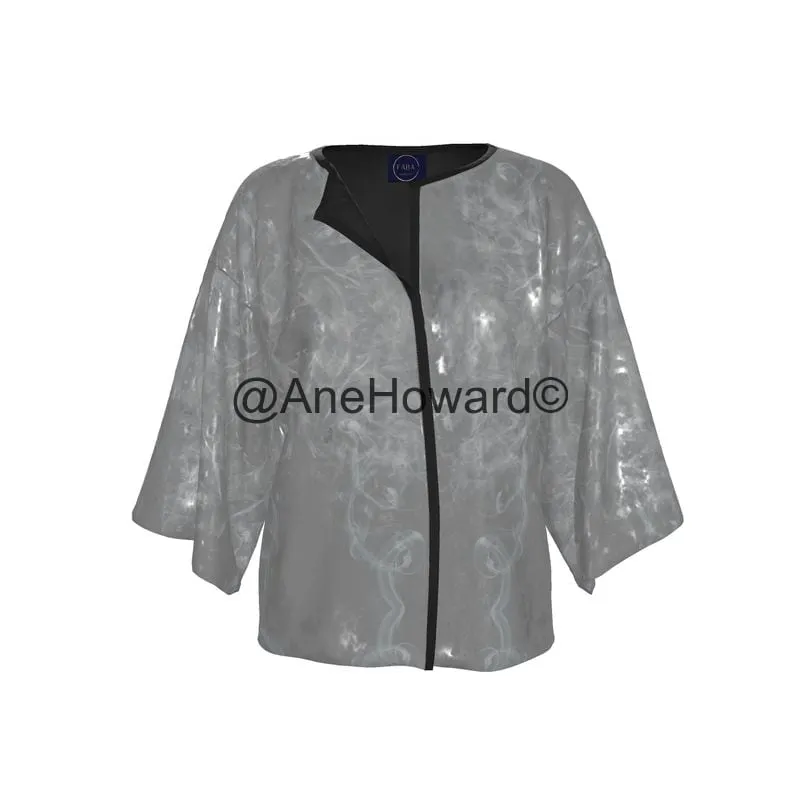 Kimono Jacket Dark  Smoke
