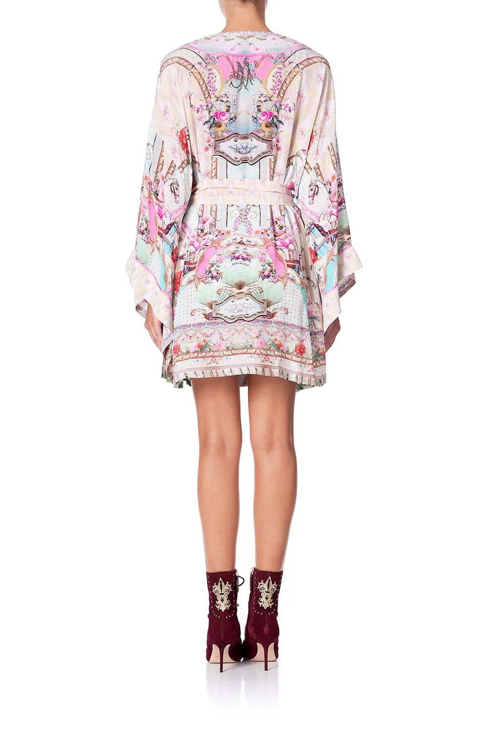 KIMONO WITH TIE BELT CAROUSEL MADEMOISELLE