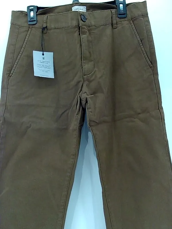 Lafaurie Mens Albert Chino Pants Regular Zipper Casual Pants Size 44