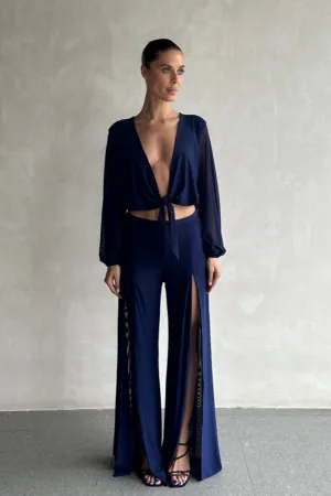 Laura Jumpsuit Con Mangas Mesh