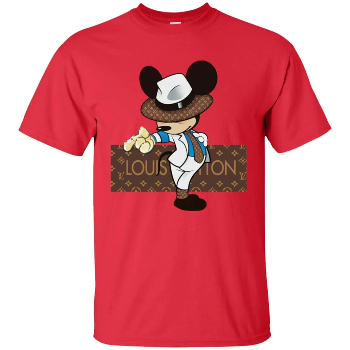 Louis Vuitton Mickey Dance Tshirt Men Cotton T-Shirt