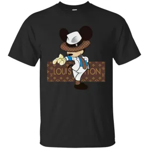 Louis Vuitton Mickey Dance Tshirt Men Cotton T-Shirt