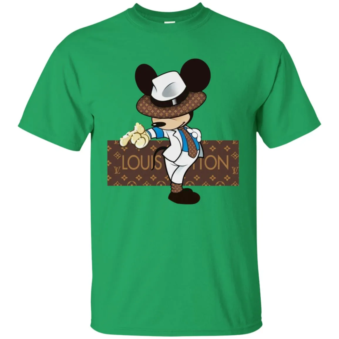 Louis Vuitton Mickey Dance Tshirt Men Cotton T-Shirt