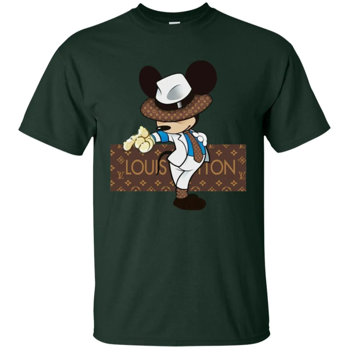 Louis Vuitton Mickey Dance Tshirt Men Cotton T-Shirt
