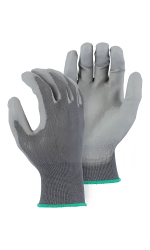 Majestic Gloves 3434A Polyurethane Coated Palm Knit Polyester Gloves (Dozen)