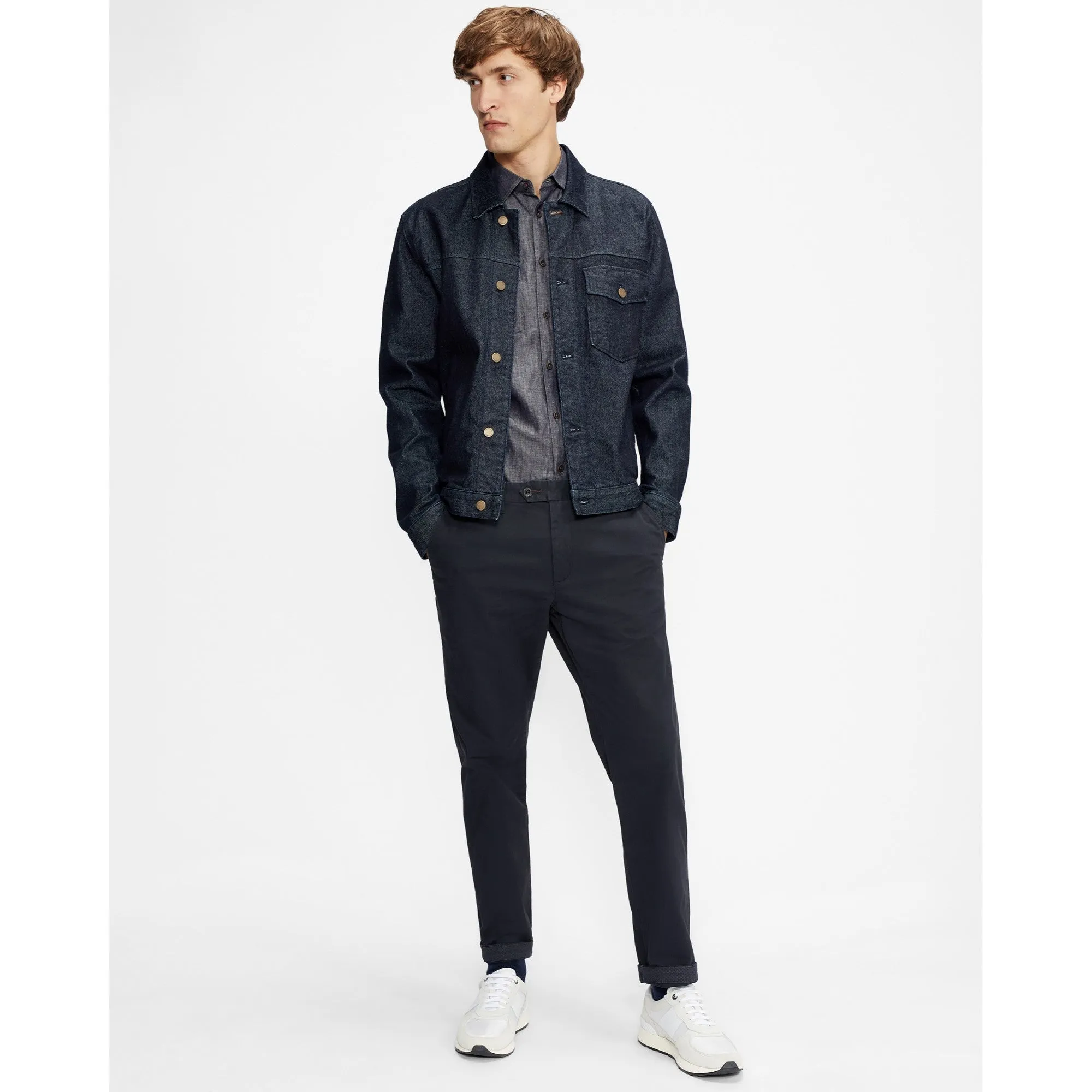 Men Clncere-Classic Plain Chino - Navy