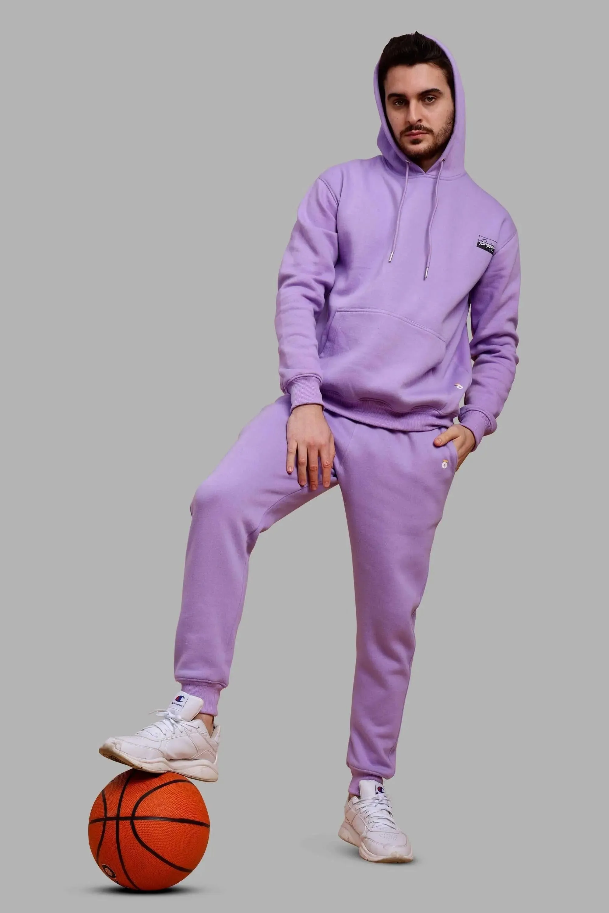 Men's Lavender Premium Cotton Joggers
