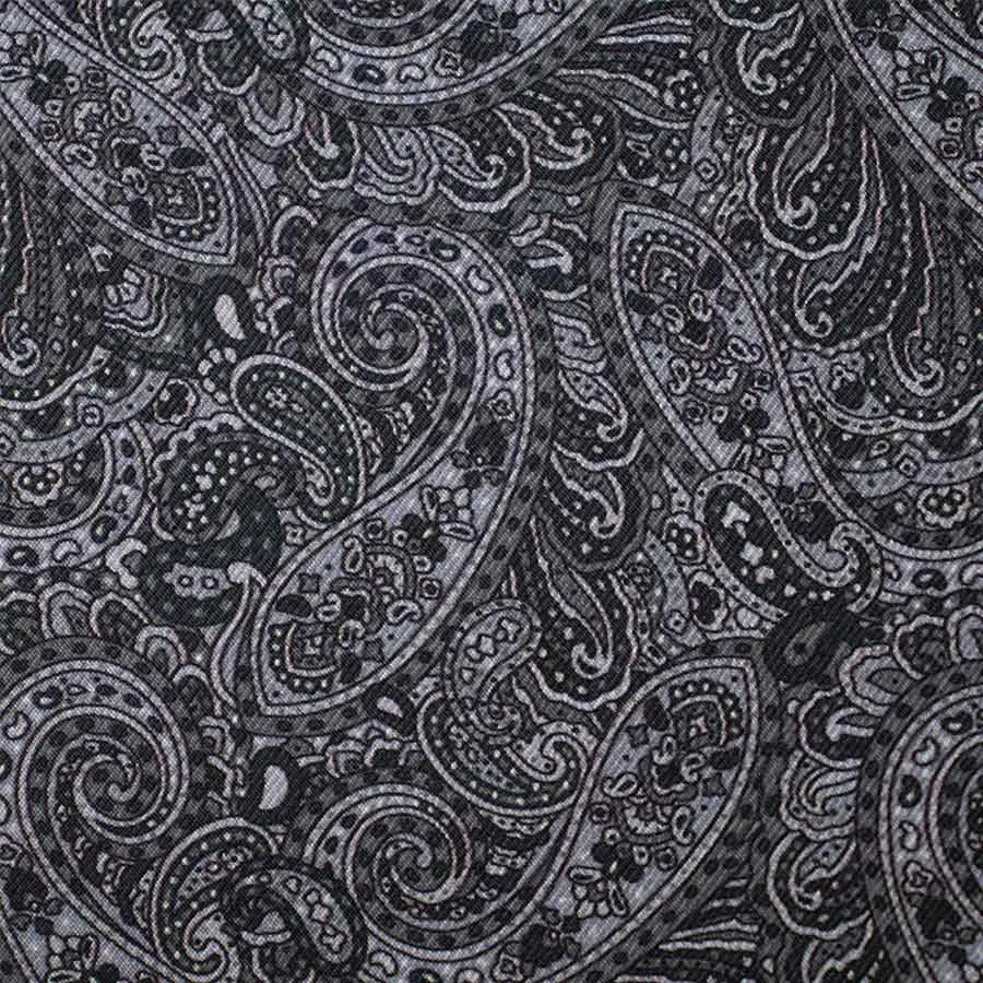 Mens Lucci 100% Silk & Rabbit Fur Scarf #33