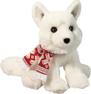 Mistie Arctic Fox Mini Softie Plush with Scarf