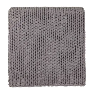 Neiva Cotton Blanket [Light grey melange]