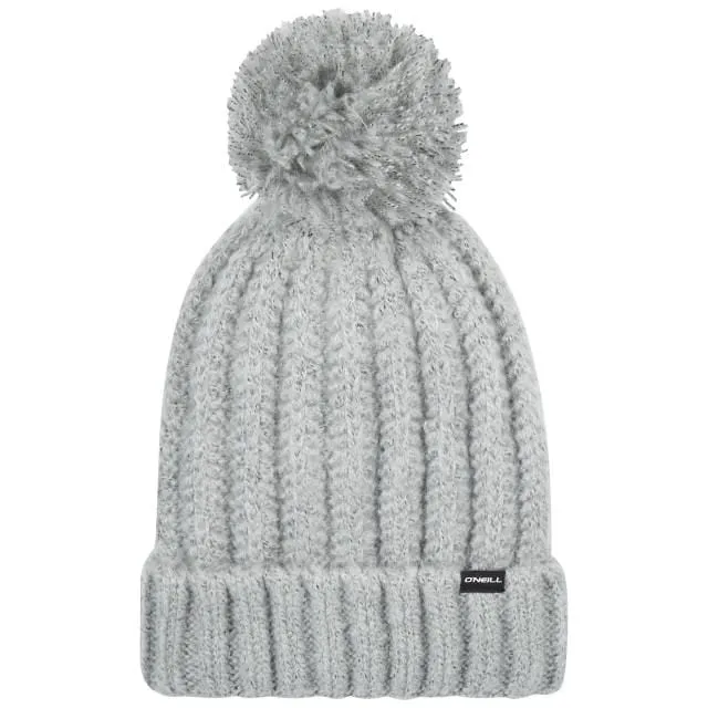 O&#39;Neill Women Lifestyle  9P9104-8001 Bw Chunky Knit Beanie Silver Melee