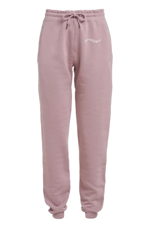 Organic Cotton Joggers Mauve