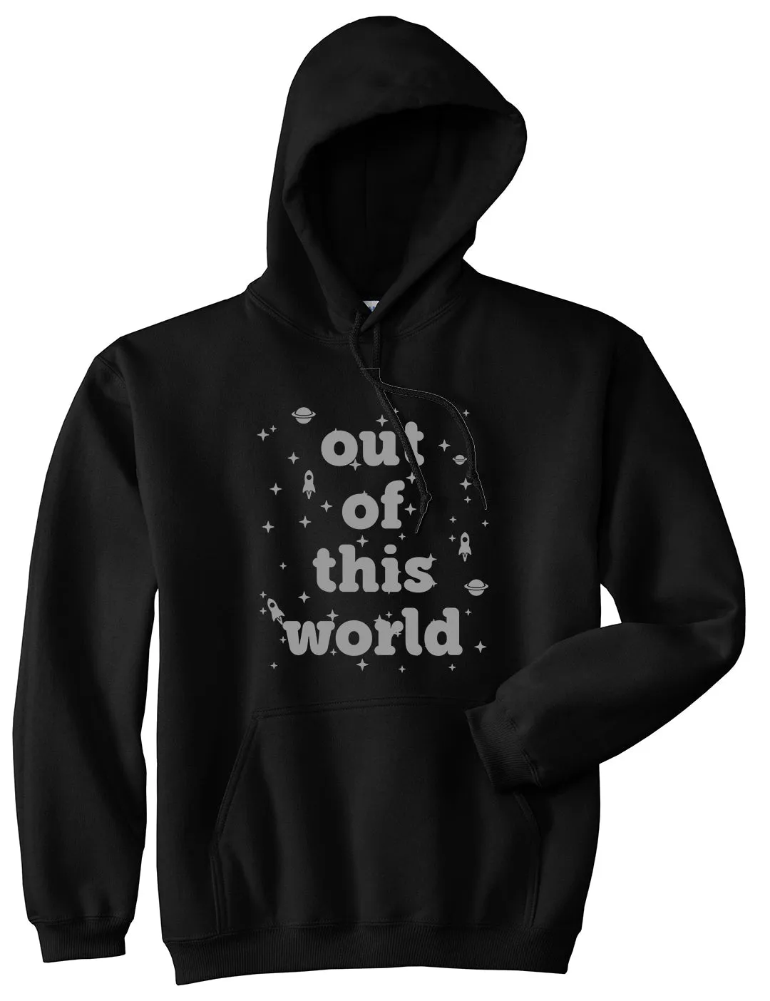 Out Of This World Space Galaxy Mens Pullover Hoodie