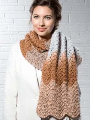 Premier® Mocha Ripple Scarf