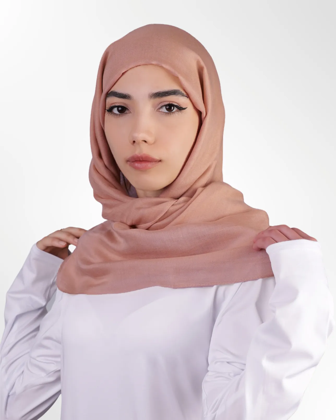 Premium Modal Hijab – Light Taupe