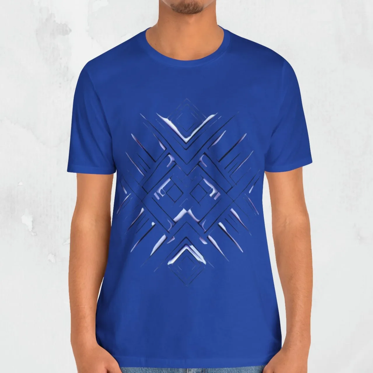"CyberCore" Geometric Design T-Shirt Abstract Design