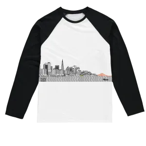 San Francisco Towel Sublimation Baseball Long Sleeve T-Shirt
