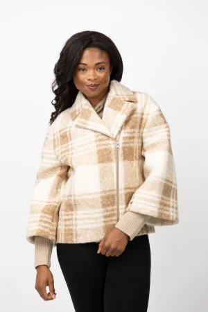 Soia & Kyo Pauline Plaid Jacket in Hush