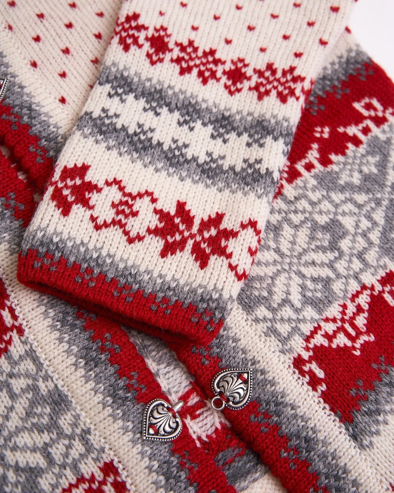 Tori jacquard knit cardigan