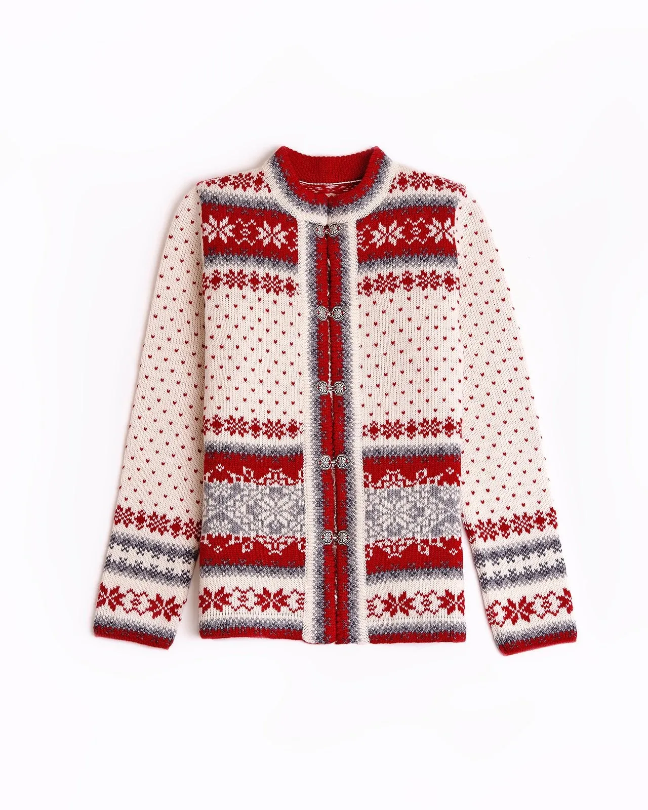 Tori jacquard knit cardigan
