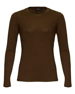 Viscose Jersey T-Shirt Hazelnut