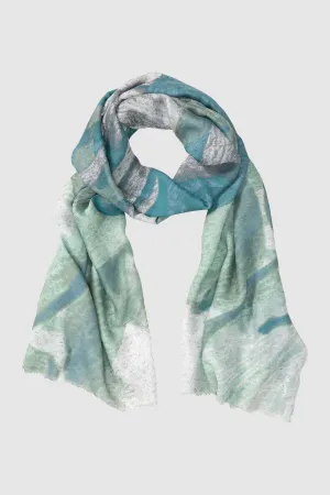 Woven Scarf in Icy Mint