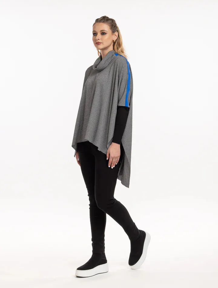 X LAB 543 Icy Top Print Colbalt Stripe
